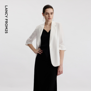 外套春季 职业通勤西装 气质修身 西服上衣高级感 朗姿Basic衣橱