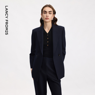 新款 朗姿优雅简约高级感西装 2026年春季 职场通勤西服套装 西裤