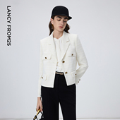 工装 风口袋复古小香风夹克短外套长袖 上衣春季 朗姿法式 新款