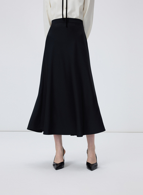 【MONEY HONG】朗姿缎面优雅气质垂坠感鱼尾半身裙2026年春季新款