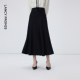 新款 朗姿缎面优雅气质垂坠感鱼尾半身裙2026年春季 MONEY HONG