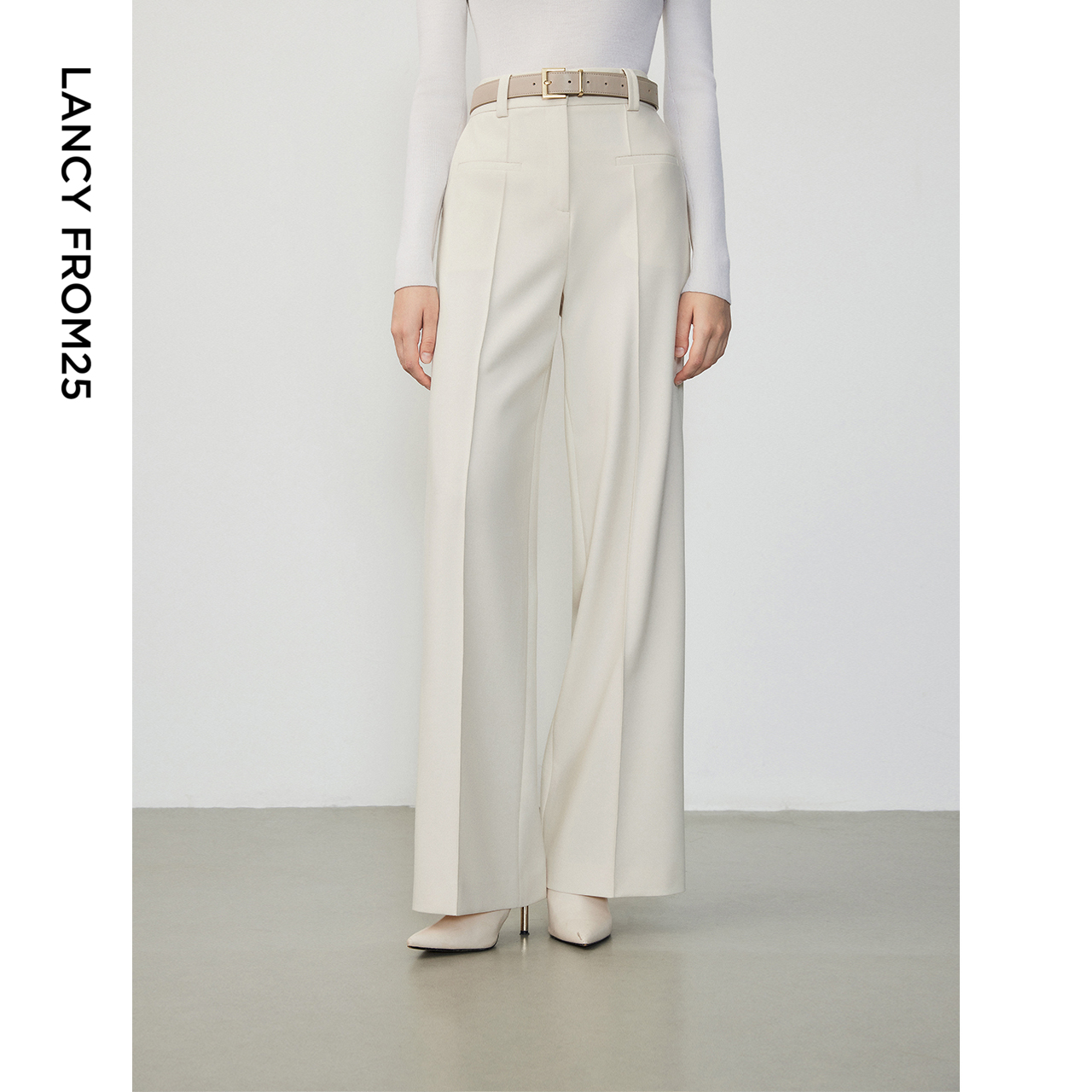 王楚然西装裤朗姿通勤