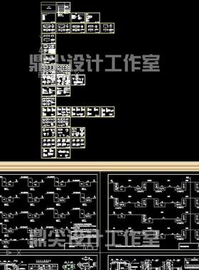 城市公园广场32张人行道道路路缘石透水砖人行道铺砌CAD施工图