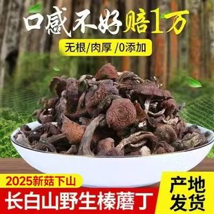 东北长白山野生榛蘑丁500g 干货小鸡炖香菇头 特级新货无根臻蘑