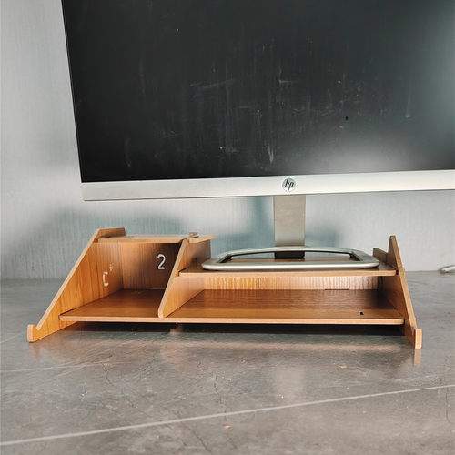 台面电脑增高架倾斜键盘30度收纳