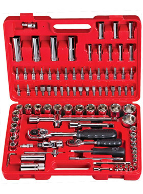 鹰之印 94件6.3MM 12.5MM套筒组套 汽修工具家用组合工具91401