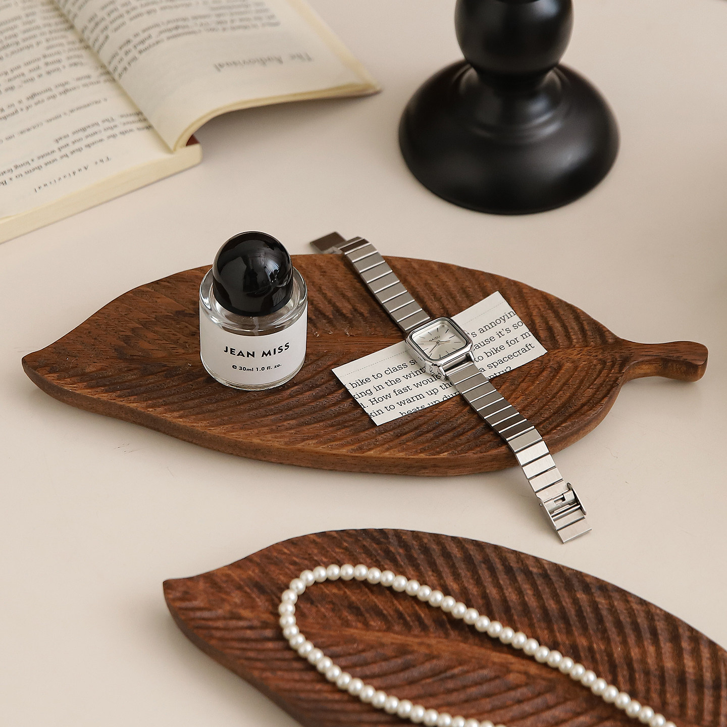 胡桃木香薰托盘高级感拍照道具首饰展示架玄关摆设桌面装饰摆件,家居饰品,香薰托盘,淘宝优惠券,粉丝福利购,淘宝优惠卷