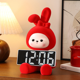 led数字桌面电子时钟摆件台式钟表摆放式儿童闹钟高颜值2026新款