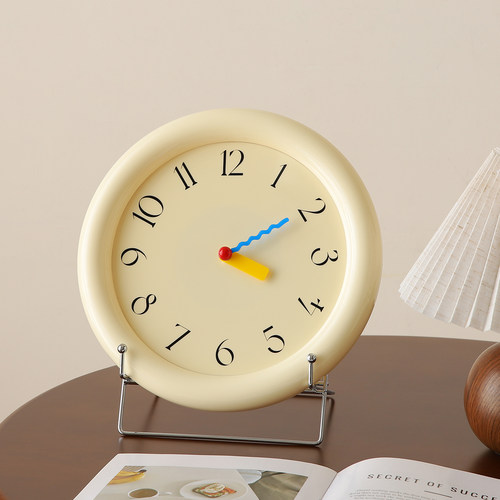 中古风桌面时钟闹钟ins风高颜值座钟客厅家居电视柜玄关装饰摆件