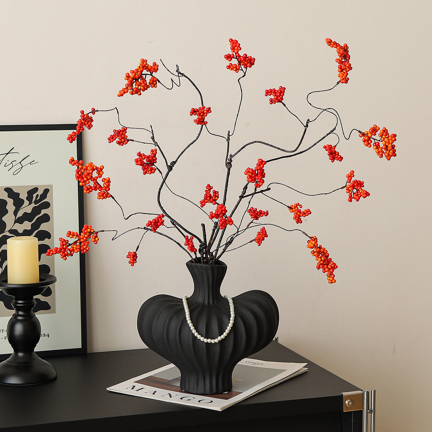 法式中古花瓶摆件客厅插花轻奢高档电视柜装饰摆件餐桌面花艺摆设,家居饰品,装饰摆件,淘宝优惠券,粉丝福利购,淘宝优惠卷