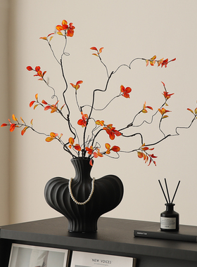 中古风假花仿真花摆件客厅轻奢高档办公室玄关高级软装家居装饰品