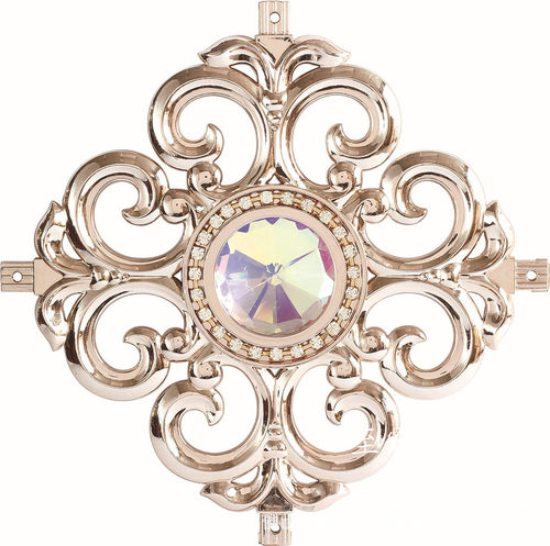 新款直销铝合金装饰门花 平开门中空门 大推拉门塑料花室内门配件