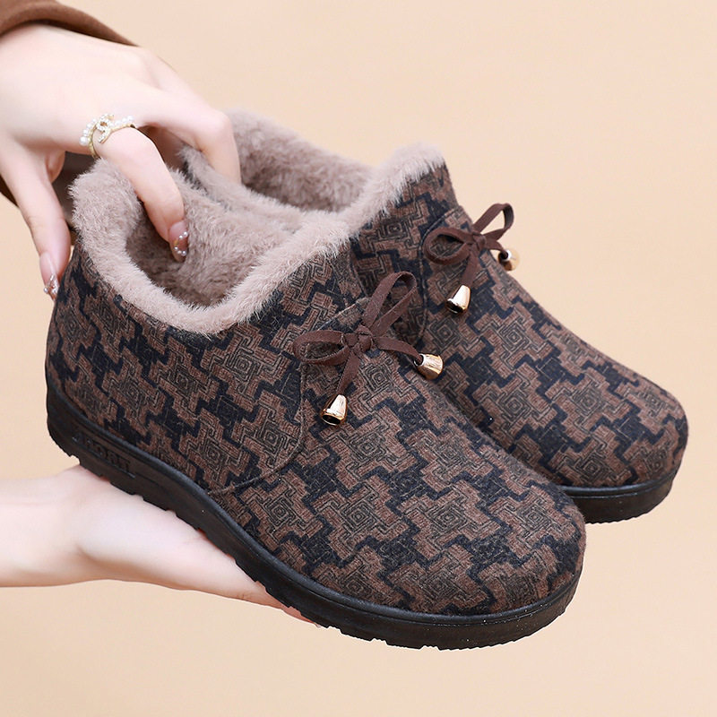 冬季老北京棉鞋女加绒保暖老人奶奶短靴加厚防滑中老年妈妈鞋短靴,女鞋,棉鞋,淘宝优惠券,粉丝福利购,淘宝优惠卷