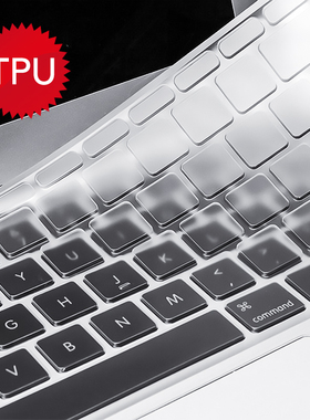 适用于苹果Macbook14英寸笔记本电脑Pro16Air15键盘膜12保护膜薄透明透光配件可水洗硅胶防尘全覆盖M4M5M3M2