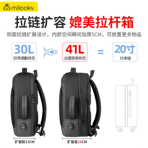 【精选好货】大容量多功能双肩包