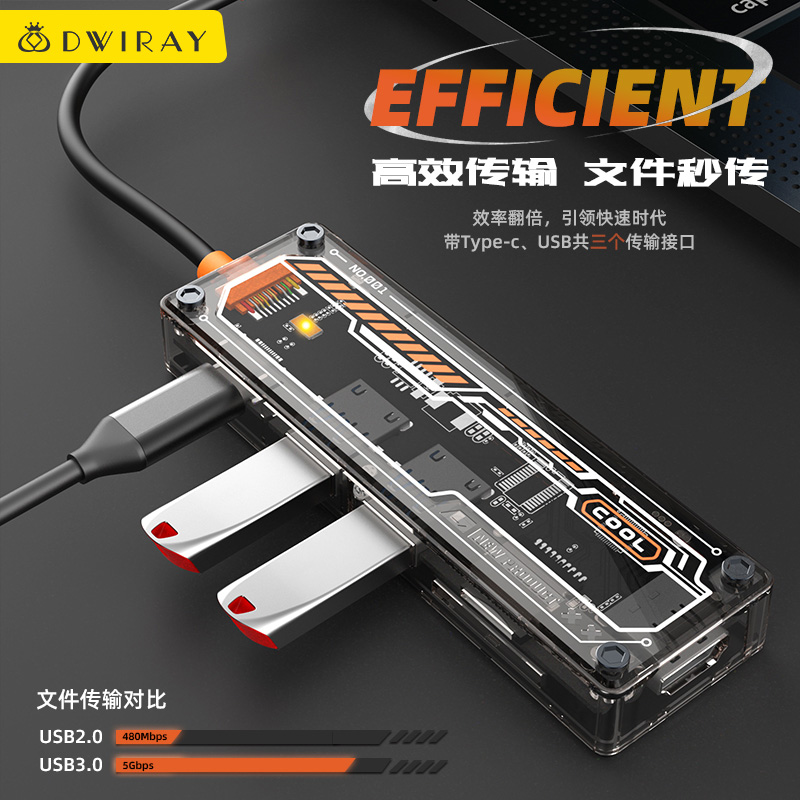 适用于华为苹果Type-C转换器MacBook电脑pro联想air笔记本USB网线转接头VGA投屏hdmi线高清转接扩展坞拓展坞