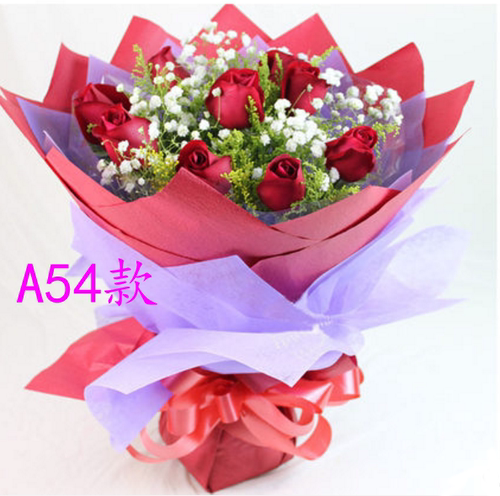 9朵红玫瑰花束重庆鲜花店江北南坪沙坪坝解放碑鲜花速递重庆花店
