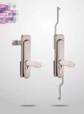 德诗英柜锁MS100-3S-2不锈钢连杆锁 电柜门锁电气控制柜锁