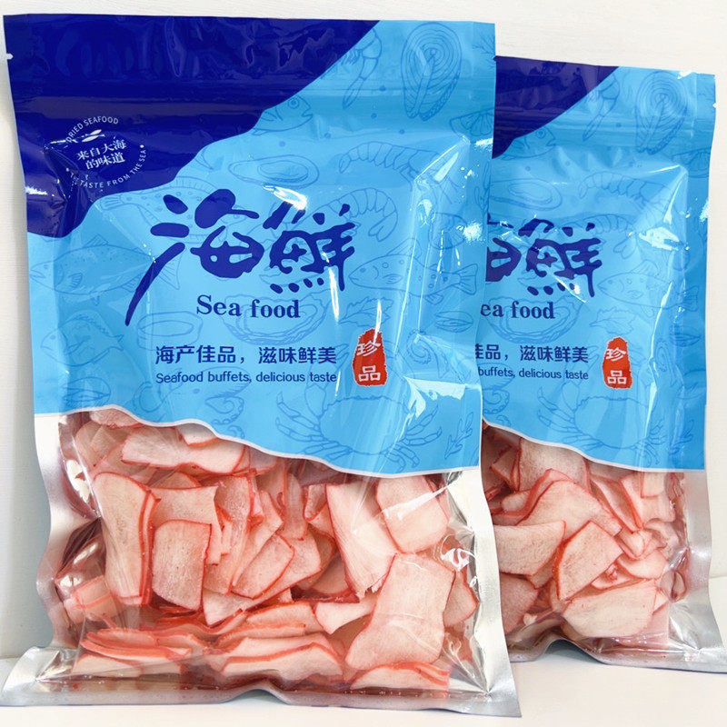 大连特产海鲜零食鱿鱼足片章鱼足片手撕鱿鱼干250g海味干货即食