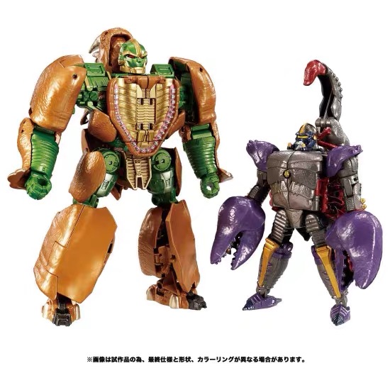 TAKARA TOMY 变形金刚 BWVS-02 超能勇士 犀牛勇士VS巨蝎勇士