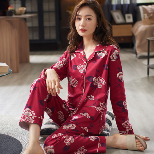 圆人高级感中年妈妈家居服套装