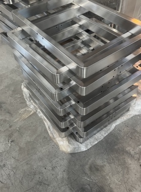 不锈钢方管圆角模版台面桌面 圆角 激光切割90度内方外圆方框订制