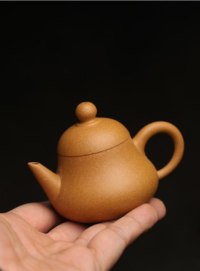 紫砂段泥小功夫茶壶剑流冲茶