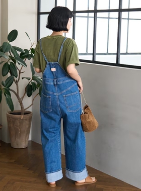 日代 SOMETHING × FREAK'S STORE 25AW 百搭休闲牛仔背带裤