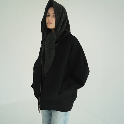 CLANE休闲宽松连帽卫衣帽衫夹克