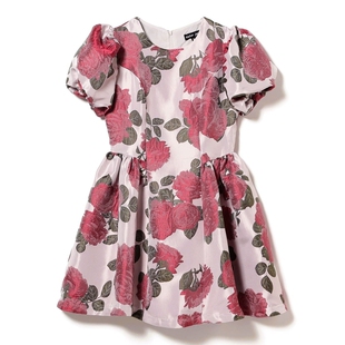 日代 sister jane Jacquard Dress 26SS 优雅玫瑰提花迷你连衣裙