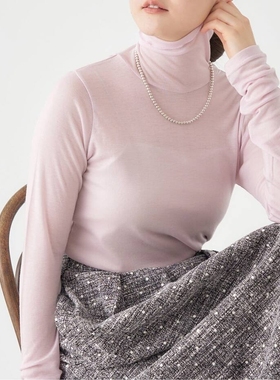 日代 IENA Lyocell Cashmere Turtleneck 25AW 莱赛尔羊绒高领衫