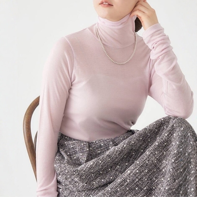 IENA莱赛尔羊绒高领套头衫