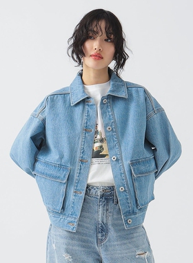 日代 B:MING by BEAMS denim jacket 25SS 百搭休闲牛仔口袋外套