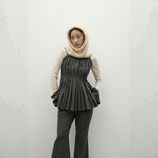 STYLEMIXER 25AW Tacking Cami 紧身荷叶边吊带背心 Peplum 日代