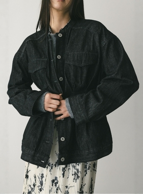 日代 STYLEMIXER peplum denim jacket 25AW 褶边牛仔外套夹克