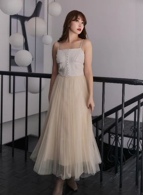 日代 Herlipto Isadora Tulle Cami Dress 25AW 薄纱吊带连衣裙