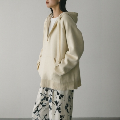 STYLEMIXER宽松休闲针织连帽衫