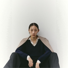 日代 STYLEMIXER Layered knit top 26SS 休闲叠层针织polo衫