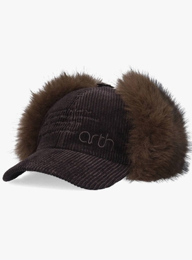 日代 arth EMB Ear Flap Cap 25AW 秋冬休闲耳罩灯芯绒鸭舌帽