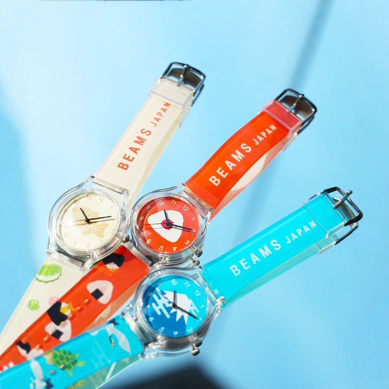日代BEAMS JAPAN Original Watch 25SS 日式点心/饭团/富士山手表