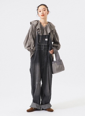 日代 BEAMS BOY × BIGMAC 25AW 联名百搭休闲工装连体背带裤