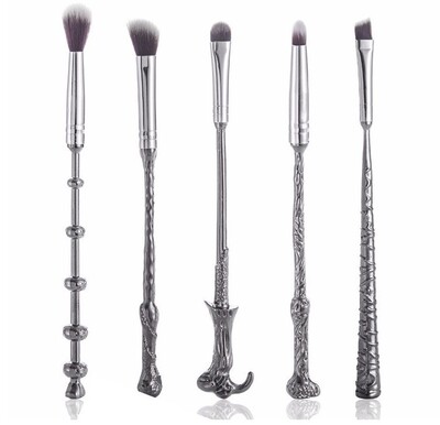 哈利波特5支化妆刷塑胶柄哈利波特眼部刷多功能化妆刷套