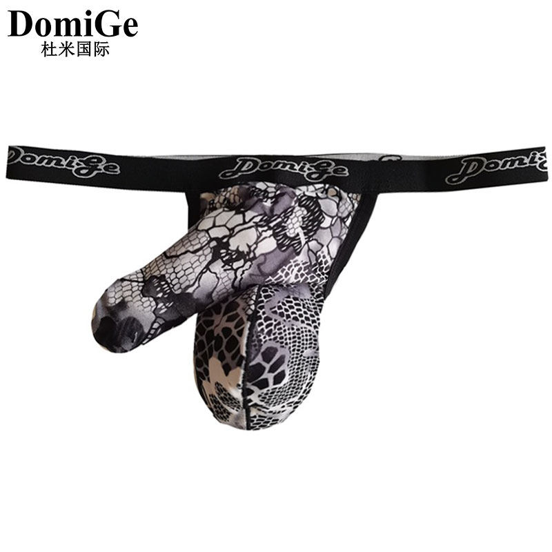 杜米国际男士性感丁字裤u凸莫代尔枪蛋大象鼻子分离式内裤t裤jj套