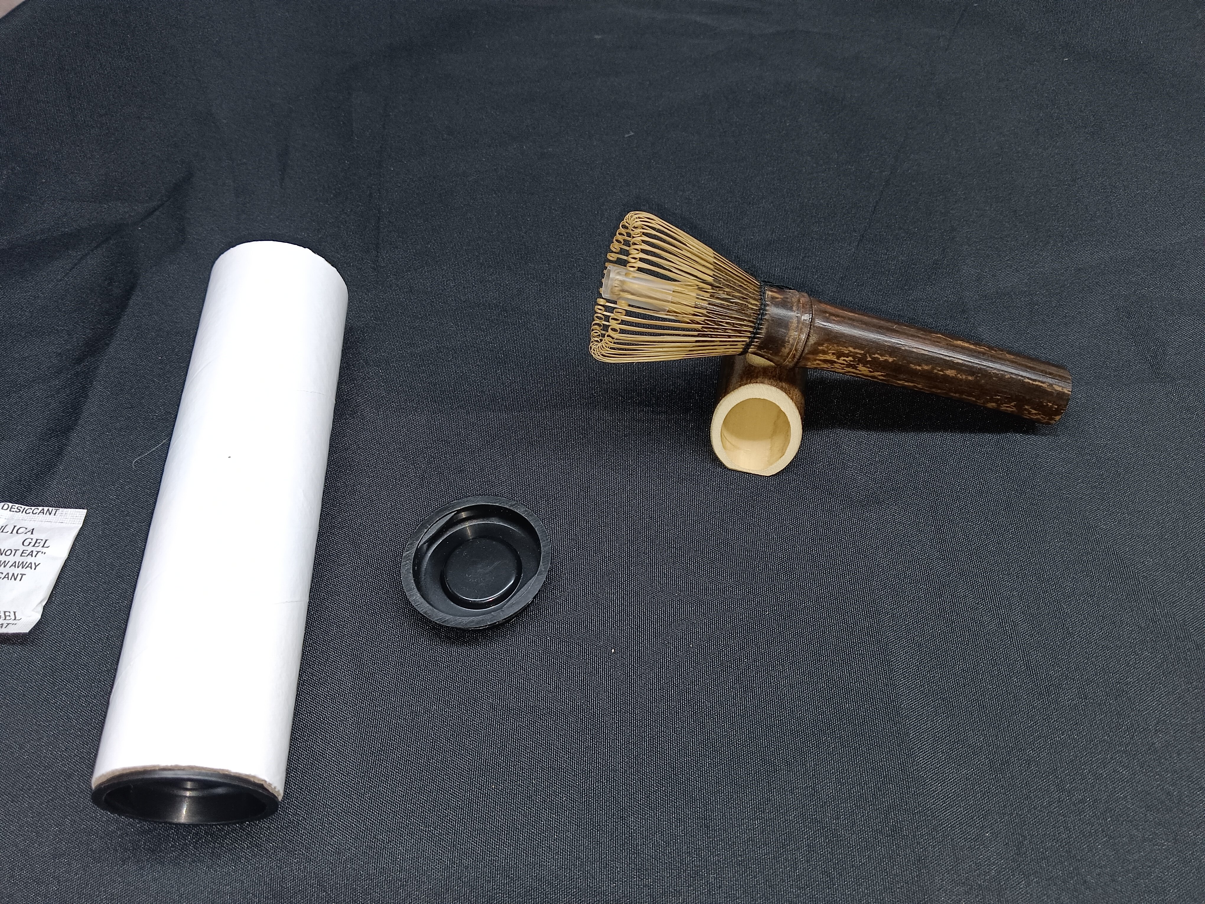 茶筅茶道抹茶紫竹长抦茶刷冲泡日式宋代竹制品碳化二件套长柄茶筅