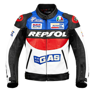 杜汉摩托车骑行服男四季机车服PU皮衣夹克赛车服摩托车服套装防水