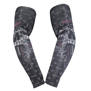 杜汉夏季冰爽袖套男户外骑行防晒护袖头套手臂套开车防晒护臂套袖