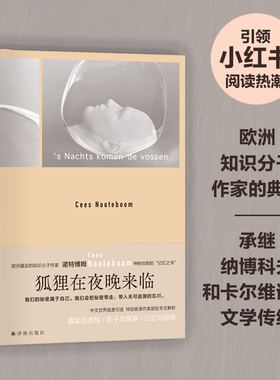 狐狸在夜晚来临 诺特博姆著 书写神秘忧郁记忆之书 外国文学小说畅销书籍 含八个忧郁基调故事以通灵者超感追忆爱与故人译林出版社