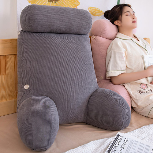 加高床头软包靠垫学生床上靠背枕头老人孕妇沙发宿舍看书护腰靠垫