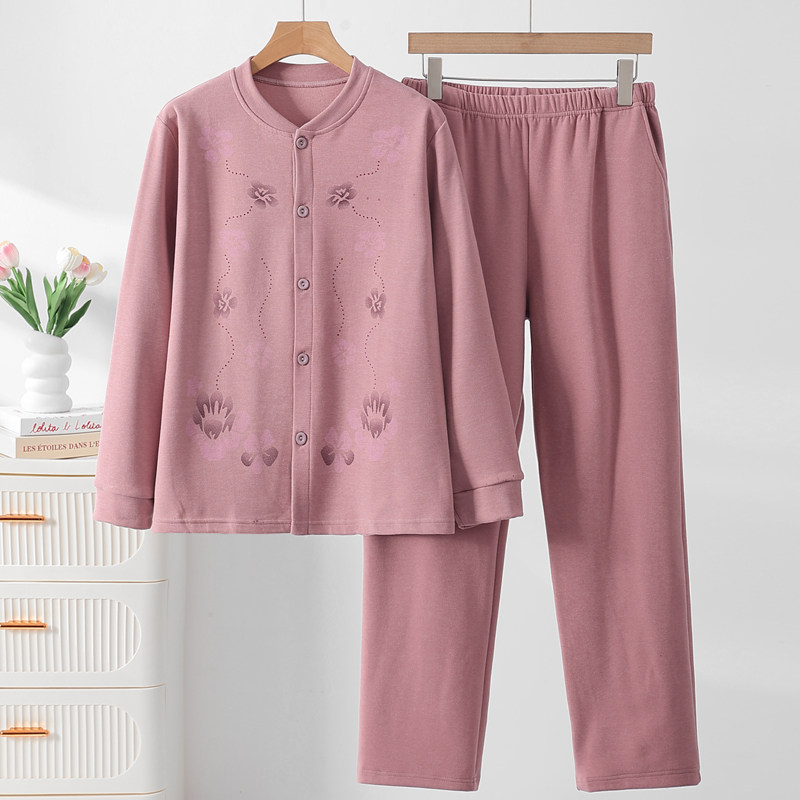 中老年女士德绒保暖睡衣睡裤松口敞口裤加厚秋裤线裤宽松肥大睡衣,女士内衣/男士内衣/家居服,保暖套装,淘宝优惠券,粉丝福利购,淘宝优惠卷