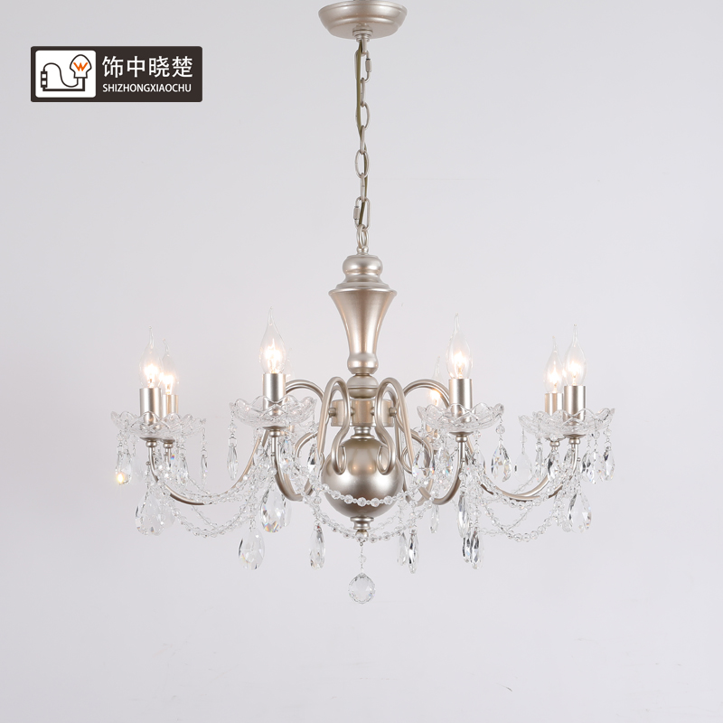 美式法式客厅个性轻奢水晶吊灯
